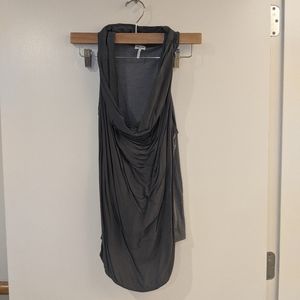 Splendid Grey Cowl Neck Tank Small